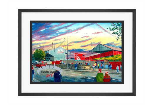 Knowsley Road Stadium 'Going to the Match' Fine Art Print - St Helens Rugby League Knowsley Road Stadium 'Going to the Match' Fine Art Print - St Helens Rugby League
